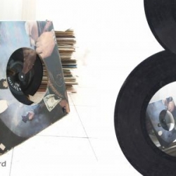 a fan made out of old records
design: Meytal Zemach