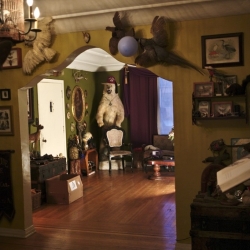 Bo Bushnell captures the home environment of graphic artist Nacho. Odd but amazing.