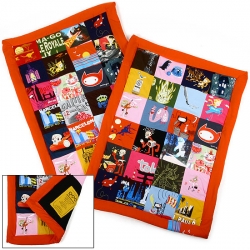 Great baby blanket idea - Gama Go makes theirs from irregular tee shirts.