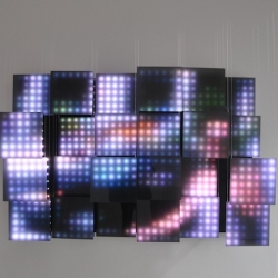 An inside look at Jim Campbell's Sculptural LED Light Installations.