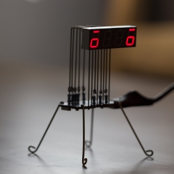 SevenSeg by Mohit Bhoite. An internet enabled seven segment robot.