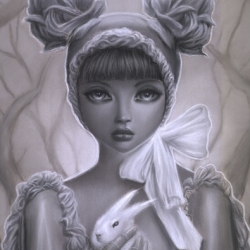 Amazing new work from TIN at the Muses show with @ Black Maria in LA. Also featuring Kendra Binney and Jeremiah Ketner.