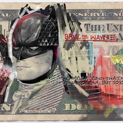 Justice League of America Dollar Bills from Aslan Malik.