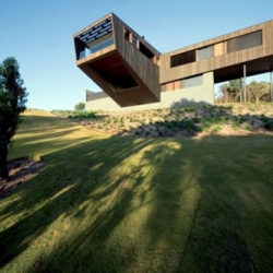 The unique Cape Schank House by Jackson Clements Burrows Architects, is located atop a high dune at Cape Schank Victoria