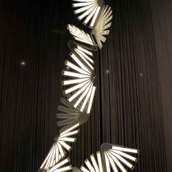 BlackBody presented two beautiful lights designed by Gaugin and McConnico, at Maison & Objet 2012.