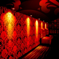 Bond Harrington, Vancouver has created a seductive custom wallpaper for Joseph Richard Nightclub.