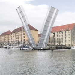 In Copenhagen: the Butterfly Bridge
