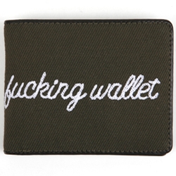 Jack Spade releases a new wallet as an ode to their history of being robbed. It has 'Don't steal my fucking wallet' gingerly stitched across the front. 