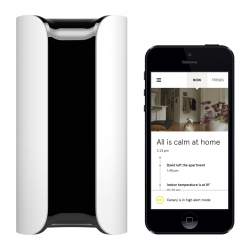 Canary is a simple device packed with smart sensors that empowers you to keep your home safe and secure — controlled through your mobile device.