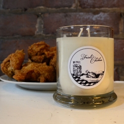Scents of Kentucky Fried Chicken Candle. A candle that smells like fried chicken. 