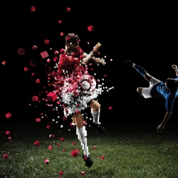 Beautiful visuals for the last campaign of SkyTv HD “Goodbye low definition”. By 1861united Milan.