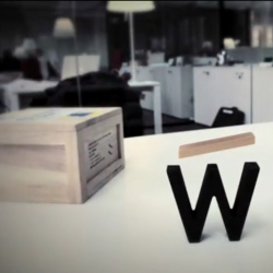 A timelapse video announcing the new location and the new identity of W, design & advertising agency.