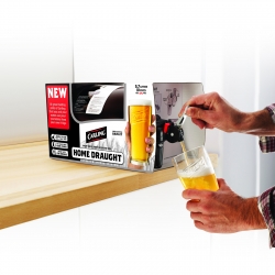 Molson Coors has created the beer lovers dream - a 10 pint Carling, Coors Light or Grolsch system that fits straight into the fridge and pours a proper draught beer every time. Modern technology meets beer to awesome effect.