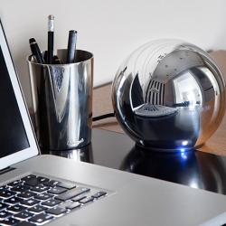 LaCie Sphere USB hard drive designed by Christofle