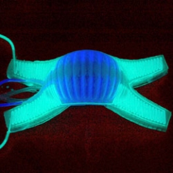 Harvard chemists + materials scientists recently developed colorful camouflage for spineless robots that move like squid, starfish and worms.
