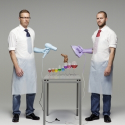 A photograph for Dazed and Confused about the dutch duo Lernert & Sander.  blinkart