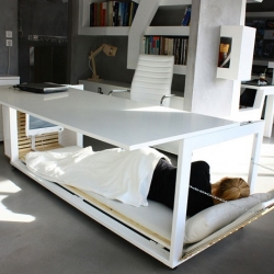 Desk Convertible to Bed by Athanasia Leivaditou
