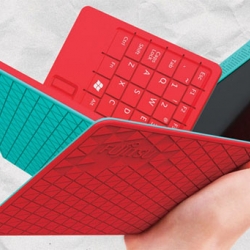 Concept notebook created by designer Hao-Chun Huang for a Fujitsu competition design.
