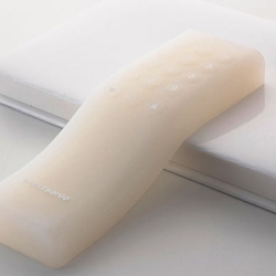 Adbusters' soft and milky Gel Remote looks like  delicious food and get me thinking about the sensation of touch. It is one of the most ubiquitous pieces of modern technology redesigned by Panasonic.
