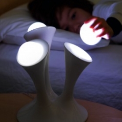 A portable nightlight whose glow fades after 30 minutes, helping kids to fall asleep. As a bonus, it is 95% effective at keeping monsters away all night long.