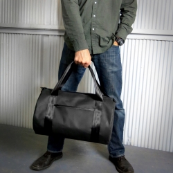 The Ultimate Gym Bag - made of rugged 24 oz. M35 Military vinyl/canvas truck tarps from Defy Bags.