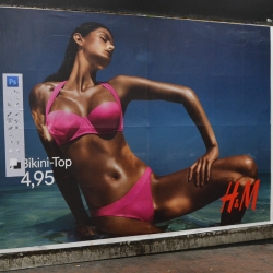 Street Artists from Hamburg gave advertising their own touch.