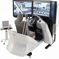 Automobile Driving simulator by Honda especially designed to spread the driving awareness. 