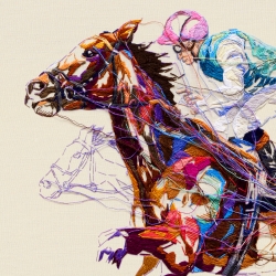 An incredibly detailed embroidery by Lauren DiCioccio comes to life as the centrepiece for London agency Antidote's campaign for Royal Ascot, one of the most prestigious events of the sporting, social & style calendars.