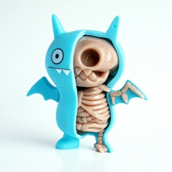 Beautiful hand sculpted anatomical models of popular childrens toys by artist Jason Freeny