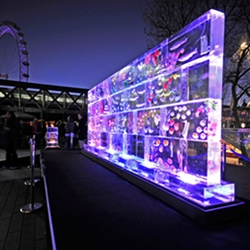 On Wed10th December, British Frozen Food Federation (BFFF) erected a 5m wide x 2m high ICE WALL at the London Southbank Centre to mark the launch a new website showcasing the benefits of frozen food.