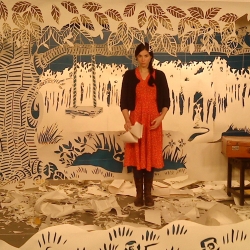 Maeve Clancy created some stunning paper cut backdrop for Lisa Hanningan 'I don't know" music video. Watching this landscape come to life is incredibly inspiring ! 