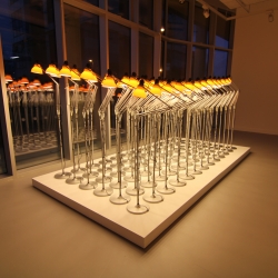 A new Anglepoise Installation at The University of Portsmouth, UK. 78 Lamps installed by students.