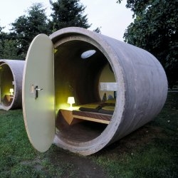 Cheap affordable accommodation in Germany for a limited time only.  Realised by Gunda Wiesner and Andreas Strauss.