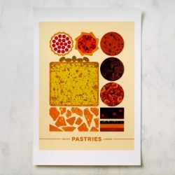 BKLYN Larder's food inspired poster series ~ from pastries to salumi to cheese to sandwiches and more!