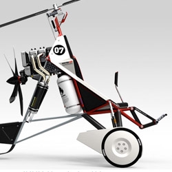 Fliege - Supergiro, a Gyrocopter concept by Daniel Kocyba.