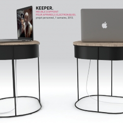 Keeper by designer Joris Bonnesoeur is a smart cable keeper that provides organization in your living space.