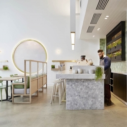 The Melbourne-based creatives at Studio You Me build an airy and fresh interior space for a local cafe, Kettle Black, to serve up a piping hot cuppa.