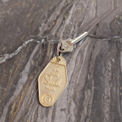 Classic Motel key tags by The Make co. with a nice Brass finish. 