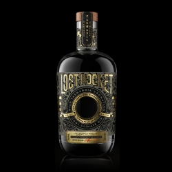 Found. Lost Pocket Gin. The packaging for this rare Tasmanian Gin invites the curious to explore its hidden details and to peer inside. Designed by Co Partnership.