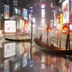 Stunning images of New York and Tokyo after sea levels rise