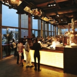 The world's highest urban craft brewery: LeVeL 33, Singapore.
