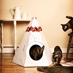 In addition to cats, this Teepee is also be the perfect Christmas gift for all kinds of small furry friends like domestic rabbits, ferrets, and small dogs
