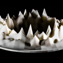 A designer called Lukasz Karluk come up with HoloDecks, a project focused on transforming sound through 3D printed sculptures.
