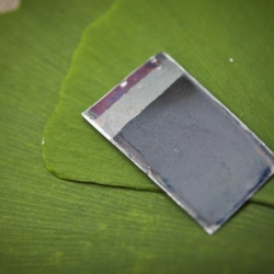 MIT create an artificial leaf that uses solar energy to split water into hydrogen and oxygen. Scaled up it could be a green solution to hydrogen production for fuel cells.