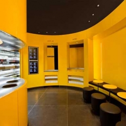 Macbar, a restaurant in New York City, has a beautiful and modern interior design for their restaurant  building, designed by Nema Workshop.