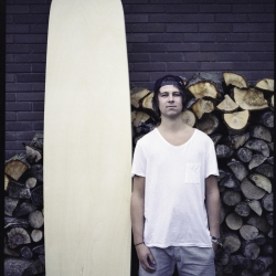Wooden surfboard made in Holland, fun making-of series of pics. Handcrafted  by Frank de Smidt, 