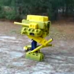 Children of the Video Gaming Generation take their Halloween costume to the next level! Check out Video of a homemade chicken walking Mech costume. Too Cool/Too Cute!