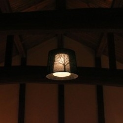 Tokyo based designer Shige Hasegawa has recently developed this delicate lantern style lamp. the Mori light, for Wakari.