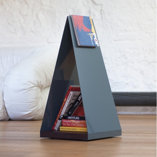 Lata magazine/firewood rack, designed by Pastina design studio. 
