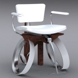 Lawrence design Nimbl is a unique wheelchair that gives increased access without sacrificing mobility within the home. 